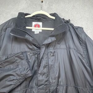 Scottevest Revolution Travel Jacket Mens XXL Black Convertible Multi Pocket